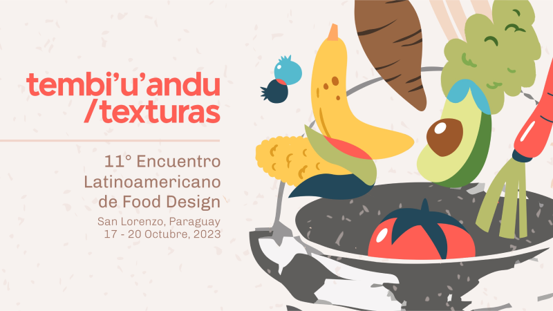 Flyer undécimo encuentro latinoamericano de Diseño y Alimentos